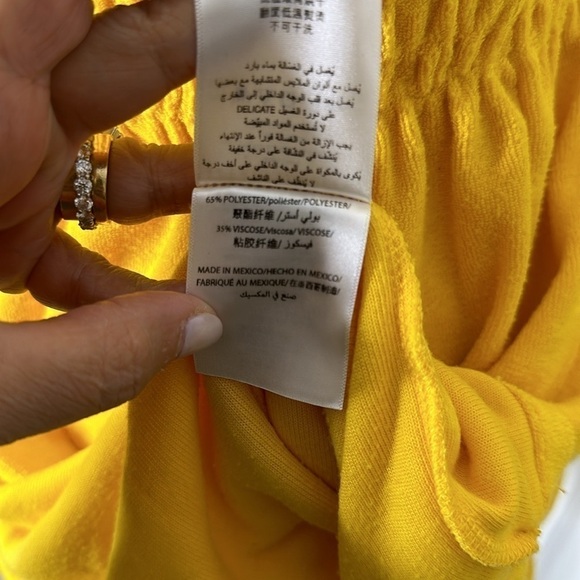 Juicy by Juicy Couture Morning Sunshine Micro Terry Smocked Dress SzM - Picture 6 of 6